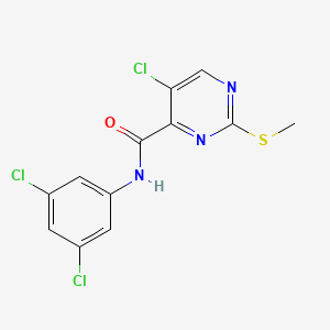 5-chloro-N-(3,5-dichlorophenyl)-2-methylsulfanylpyrimidine-4-carboxamide