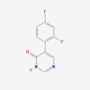 5-(2,4-Difluorophenyl)-1H-pyrimidin-6-one