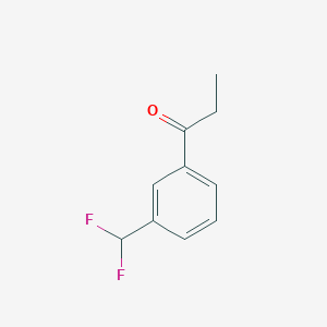 1-[3-(Difluoromethyl)phenyl]propan-1-one