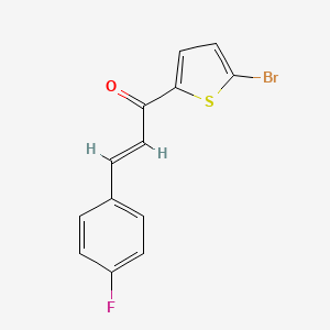(E)-1-(5-bromothiophen-2-yl)-3-(4-fluorophenyl)prop-2-en-1-one