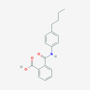 molecular formula C18H19NO3 B285883 2-[(4-Butylanilino)carbonyl]benzoic acid 