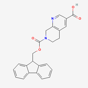 7-(9H-Fluoren-9-ylmethoxycarbonyl)-6,8-dihydro-5H-1,7-naphthyridine-3-carboxylic acid