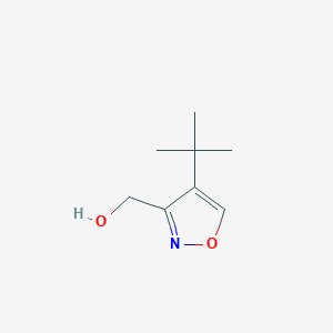 molecular formula C8H13NO2 B2858857 (4-(Tert-butyl)isoxazol-3-YL)methanol CAS No. 2413868-20-7