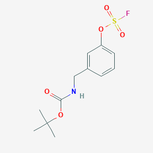 Tert-butyl N-[(3-fluorosulfonyloxyphenyl)methyl]carbamate