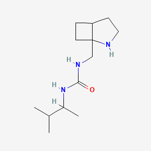 molecular formula C13H25N3O B2858962 1-(2-Azabicyclo[3.2.0]heptan-1-ylmethyl)-3-(3-methylbutan-2-yl)urea CAS No. 2138392-55-7