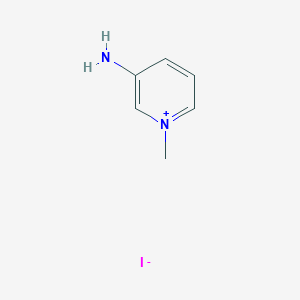 molecular formula C6H9IN2 B2858967 3-氨基-1-甲基吡啶-1-碘化物 CAS No. 7630-05-9