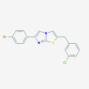 6-(4-Bromophenyl)-2-(3-chlorobenzyl)imidazo[2,1-b][1,3]thiazole