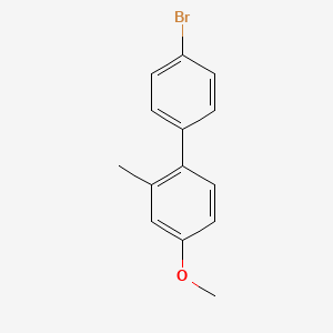 molecular formula C14H13BrO B2859064 4-Bromo-4'-methoxy-2'-methylbiphenyl CAS No. 934758-97-1