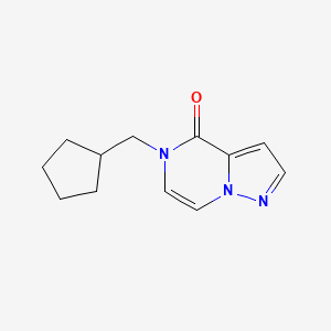 5-(Cyclopentylmethyl)pyrazolo[1,5-a]pyrazin-4-one