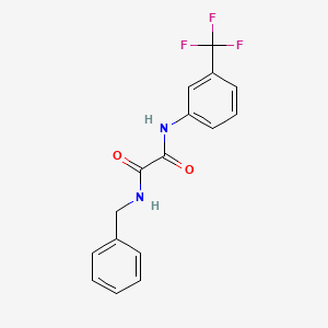 B2859115 N-benzyl-N'-[3-(trifluoromethyl)phenyl]ethanediamide CAS No. 311789-87-4