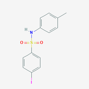 molecular formula C13H12INO2S B285913 4-iodo-N-(4-methylphenyl)benzenesulfonamide 