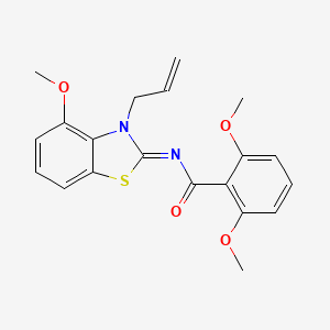 (Z)-N-(3-allyl-4-methoxybenzo[d]thiazol-2(3H)-ylidene)-2,6-dimethoxybenzamide