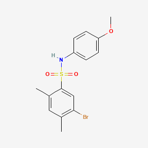 5-bromo-N-(4-methoxyphenyl)-2,4-dimethylbenzenesulfonamide