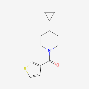 (4-Cyclopropylidenepiperidin-1-yl)(thiophen-3-yl)methanone