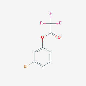 molecular formula C8H4BrF3O2 B2859153 3-Bromophenyl trifluoroacetate CAS No. 59935-55-6