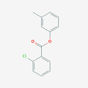 molecular formula C14H11ClO2 B285917 2-Chlorobenzoic acid, 3-methylphenyl ester 