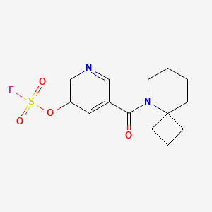 5-(5-Fluorosulfonyloxypyridine-3-carbonyl)-5-azaspiro[3.5]nonane