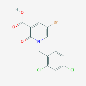 5-Bromo-1-(2,4-dichlorobenzyl)-2-oxo-1,2-dihydro-3-pyridinecarboxylic acid