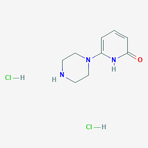 6-Piperazin-1-yl-1H-pyridin-2-one;dihydrochloride