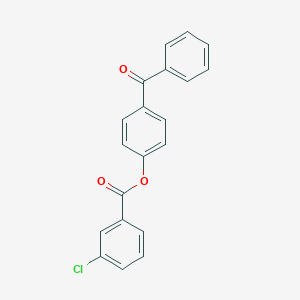 molecular formula C20H13ClO3 B285921 4-Benzoylphenyl 3-chlorobenzoate 