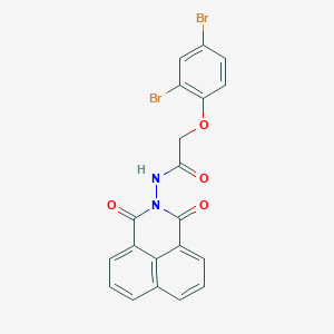 molecular formula C20H12Br2N2O4 B285924 2-(2,4-Dibromo-phenoxy)-N-(1,3-dioxo-1H,3H-benzo[de]isoquinolin-2-yl)-acetamide 