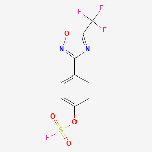 3-(4-Fluorosulfonyloxyphenyl)-5-(trifluoromethyl)-1,2,4-oxadiazole