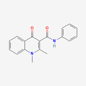 1,2-Dimethyl-4-oxo-N-phenyl-1,4-dihydroquinoline-3-carboxamide
