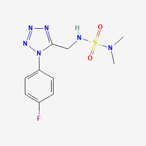 5-[(Dimethylsulfamoylamino)methyl]-1-(4-fluorophenyl)tetrazole