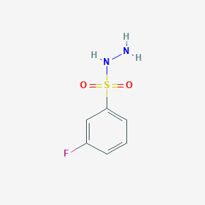 molecular formula C6H7FN2O2S B2859270 3-Fluorobenzenesulfonohydrazide CAS No. 890522-63-1