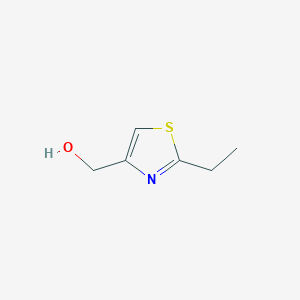 molecular formula C6H9NOS B2859299 (2-Ethyl-1,3-thiazol-4-yl)methanol CAS No. 937663-77-9