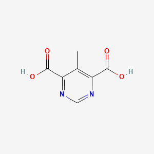 molecular formula C7H6N2O4 B2859315 5-Methylpyrimidine-4,6-dicarboxylic acid CAS No. 2010958-16-2