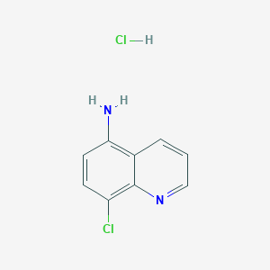 molecular formula C9H8Cl2N2 B2859320 8-Chloroquinolin-5-amine hydrochloride CAS No. 1156980-60-7