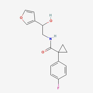 1-(4-fluorophenyl)-N-(2-(furan-3-yl)-2-hydroxyethyl)cyclopropanecarboxamide