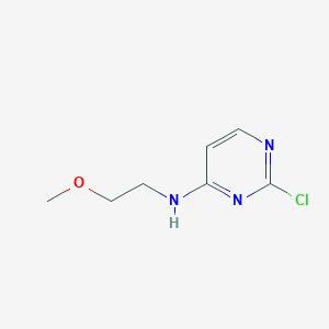 2-chloro-N-(2-methoxyethyl)pyrimidin-4-amine