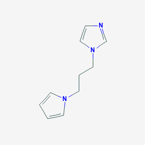 molecular formula C10H13N3 B2859400 1-[3-(1H-pyrrol-1-yl)propyl]-1H-imidazole CAS No. 647824-62-2