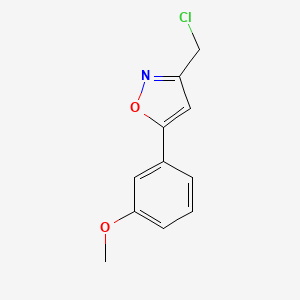 3-(Chloromethyl)-5-(3-methoxyphenyl)isoxazole