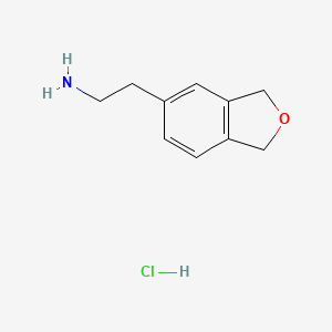 2-(1,3-Dihydro-2-benzofuran-5-yl)ethan-1-amine hydrochloride