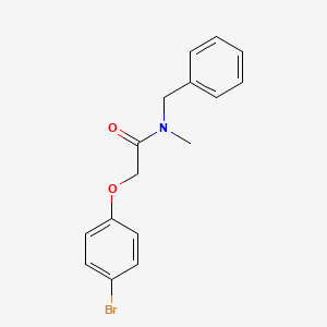 molecular formula C16H16BrNO2 B2859436 N-benzyl-2-(4-bromophenoxy)-N-methylacetamide CAS No. 391221-83-3