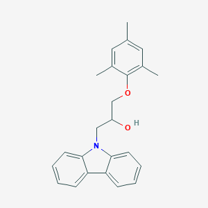 molecular formula C24H25NO2 B285945 1-(9H-carbazol-9-yl)-3-(mesityloxy)-2-propanol 