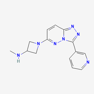N-Methyl-1-(3-pyridin-3-yl-[1,2,4]triazolo[4,3-b]pyridazin-6-yl)azetidin-3-amine