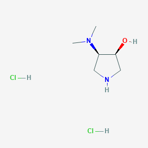 rac-(3R,4S)-4-(Dimethylamino)-3-pyrrolidinol dihydrochloride