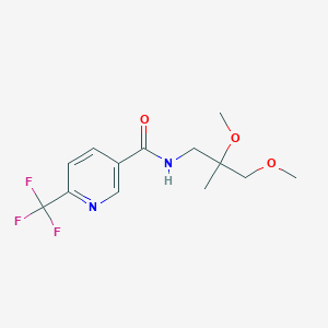 N-(2,3-dimethoxy-2-methylpropyl)-6-(trifluoromethyl)nicotinamide