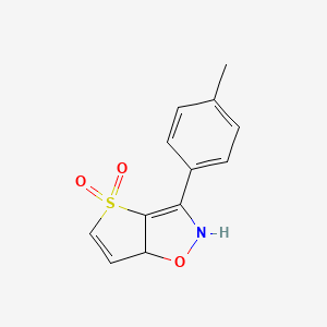 3-(4-Methylphenyl)-2,6a-dihydrothieno[2,3-d][1,2]oxazole 4,4-dioxide