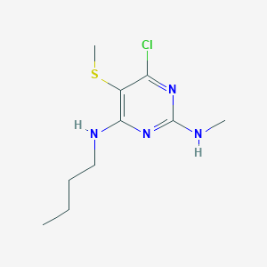 N~4~-butyl-6-chloro-N~2~-methyl-5-(methylsulfanyl)-2,4-pyrimidinediamine