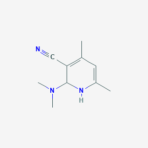 molecular formula C10H15N3 B285954 2-(Dimethylamino)-4,6-dimethyl-1,2-dihydropyridine-3-carbonitrile 