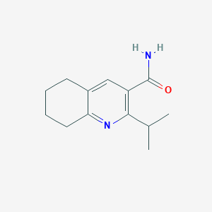 molecular formula C13H18N2O B285955 2-Isopropyl-5,6,7,8-tetrahydroquinoline-3-carboxamide 