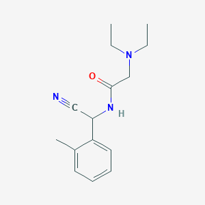 N-[Cyano-(2-methylphenyl)methyl]-2-(diethylamino)acetamide