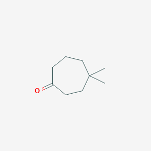 molecular formula C9H16O B2859616 4,4-Dimethylcycloheptan-1-one CAS No. 35099-49-1