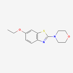 molecular formula C13H16N2O2S B2859636 4-(6-乙氧基苯并[d]噻唑-2-基)吗啉 CAS No. 863001-00-7