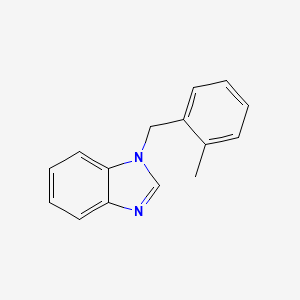 molecular formula C15H14N2 B2859649 1-(2-Methyl-benzyl)-1H-benzoimidazole CAS No. 326607-90-3